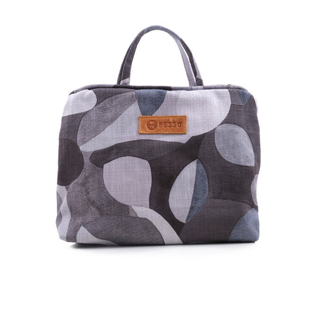 Pesso Shoe Bag Grey/Green Leaf